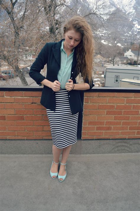 Sister Missionary Style Sassy Stripes Style Sister Missionaries Fashion