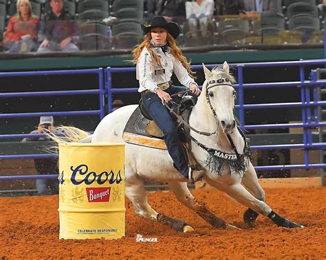 Emily Miller Beisel Wins Round Seven Of The Wrangler Nfr With A 1685 And Explains The Rubber