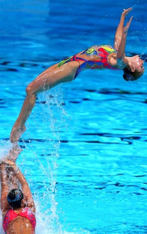 It is one of five sports that have been contested at every summer olympic games since 1896. synchronized swimming | Synchronized swimming, Swimming ...