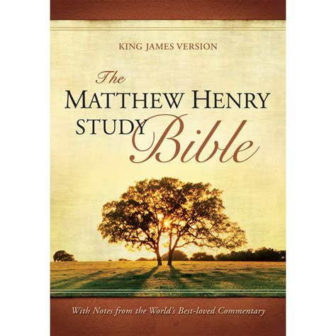 Matthew Henry Study Bible Kjv Hardcover