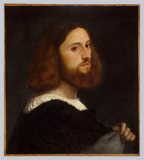 Titian Portrait Of A Man Haute Renaissance Italian Renaissance