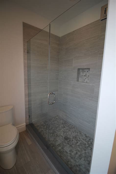 For next photo in the gallery is shower tile design ideas model concept. Gray Bathroom Shower Ideas - K&B Construction Home ...
