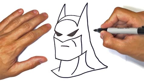 How To Draw Batman Batman Easy Draw Tutorial