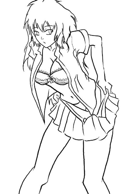 Anime Coloring Sheets Printable Anime Coloring Pages Bodewasude The Best Porn Website