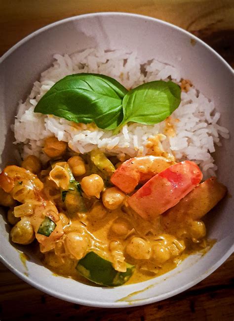 Curry de pois chiche Recette Végétarienne