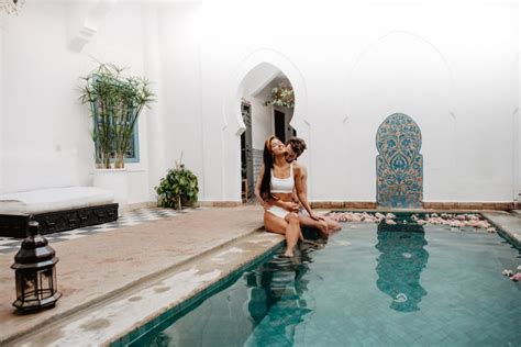 Sexy Moroccan Pool Couples Photo Shoot Popsugar Love And Sex Photo 32