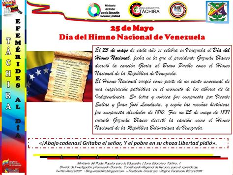 Himno Nacional De Venezuela Sabias Que Hoy Cumple 139 Anos El Himno