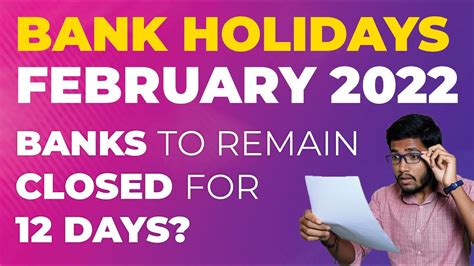 Bank Holidays In February 2022 List Of Bank Holidays In February 2022
