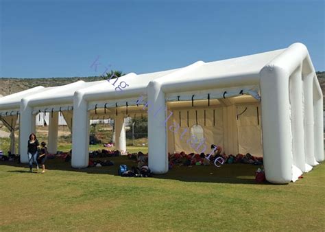 06mm Pvc Tarpaulin Air Sealed Inflatable White Tent For Event Warehouse