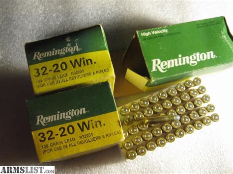 Armslist For Sale 32 20 Winchester Ammo