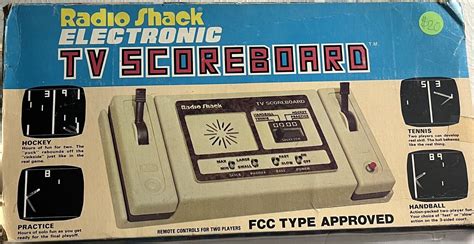 Radio Shack Electronic Tv Scoreboard 60 3054 Vintage Ebay