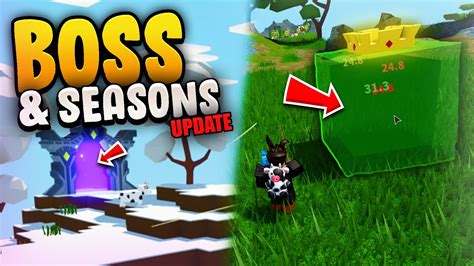 New Slime King And Seasons Update In Roblox Islands