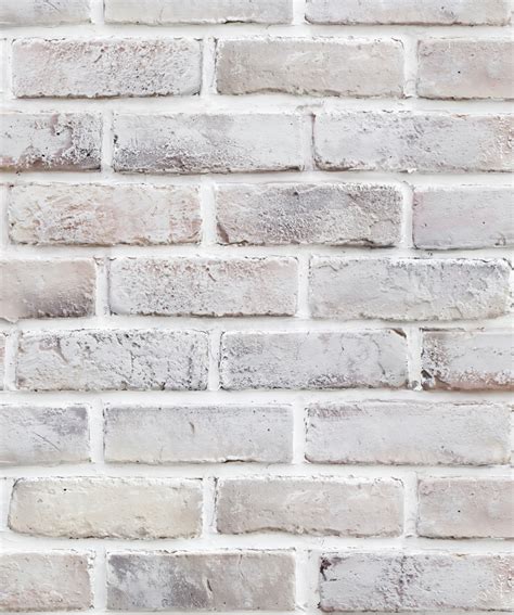 Whitewash Bricks Wallpaper Lime Wash Brick White Brick Wallpaper