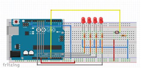 Control Multiple Led Depending On The Level Of Light With Arduino