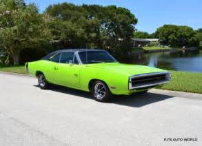 1970 Dodge Charger High Impact Sublime Green V Code 440 6 Pack Painted