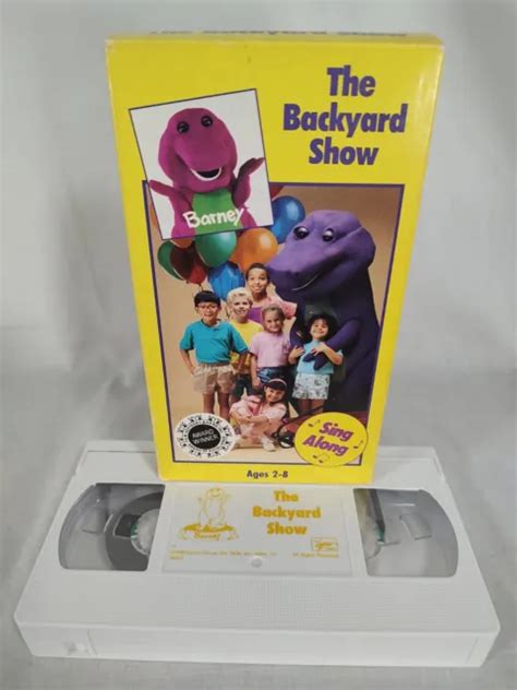 Barney The Backyard Show Vhs 1992 Sandy Duncan First Barney Video In