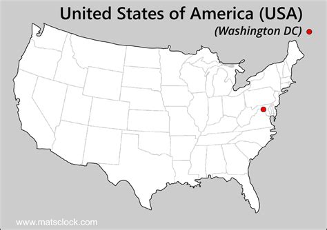 Washington Dc Location On Us Map