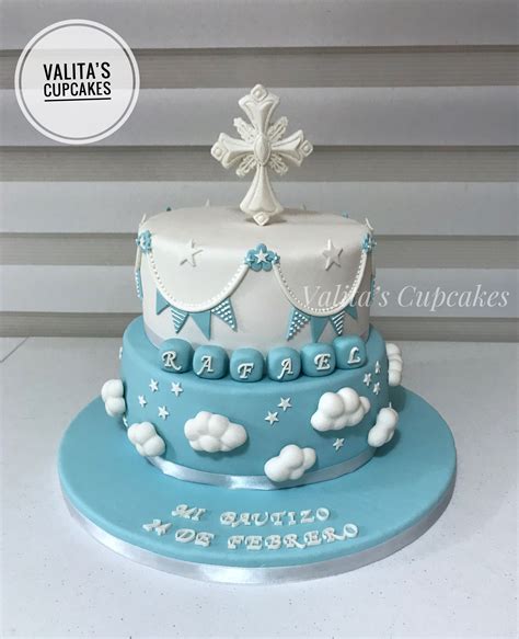 Torta De Bautizo Baby Shower Cakes For Boys Baby Boy Cakes Baptism