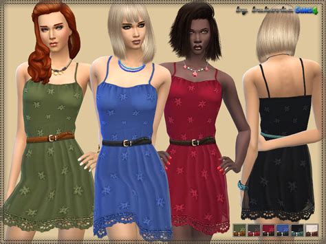 Sims 4 Ccs The Best Sundress And Lace By Bukovka
