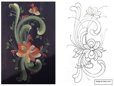 Free Patterns Rosemaling In Chetek Decorative Painting Patterns