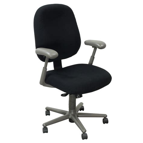 Tension control lets you adjust the amount of effort needed to recline comfortably. Herman Miller Ergon Used High Back Task Chair, Black - National Office Interiors and Liquidators