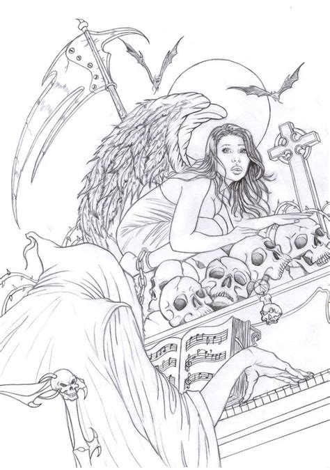 Gothic Coloring Pages 🖌 To Print And Color