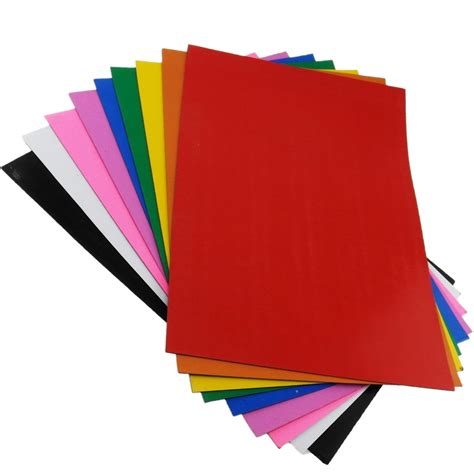 Trendbox 1 Set 9 Colors Magnetic Sheets A4 Size Thickness 08mm For
