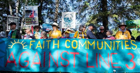 Oil Pipeline Foes Protest Enbridges Line 3 In Minnesota The Seattle