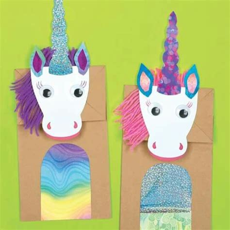 Unicorn Crafts Paper Bagpuppetstiteres Unicorn Crafts Paper Bag