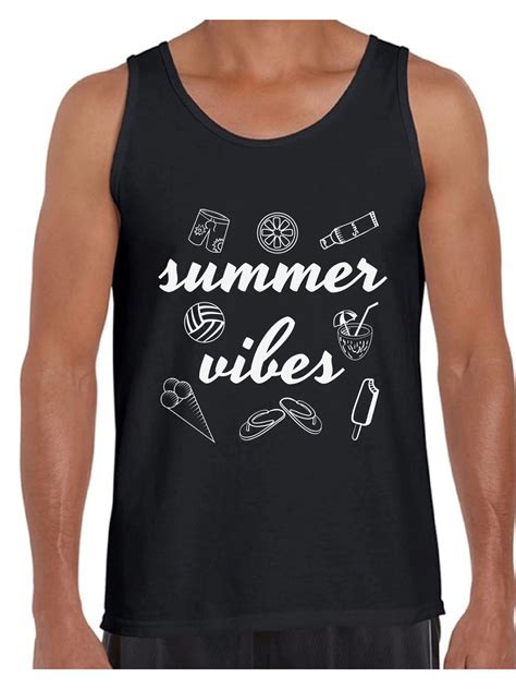 Awkward Styles Summer Vibes Tank Top For Men Beach Tank Summer Workout