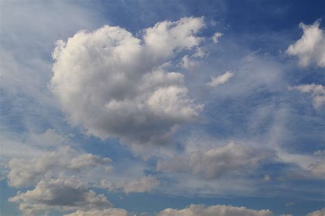 3840x2563 Blue Clouds Puffs Sky Theme Calm 4k Wallpaper