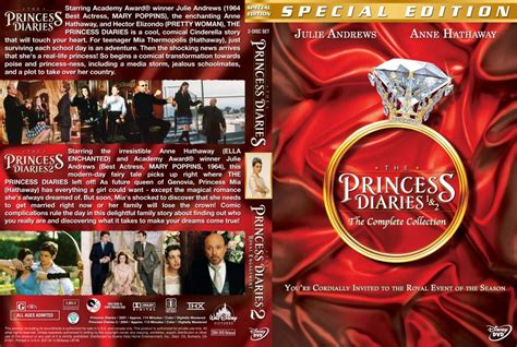 The Princess Diaries The Complete Collection Movie Dvd Custom