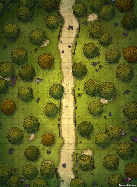 Forest Map Dnd 5e Map Of Farmland Cave