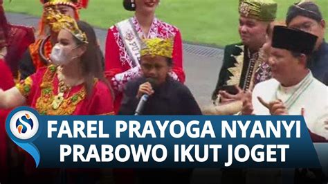 Momen Menarik Farel Prayoga Nyanyi Di Istana Merdeka Prabowo Turun