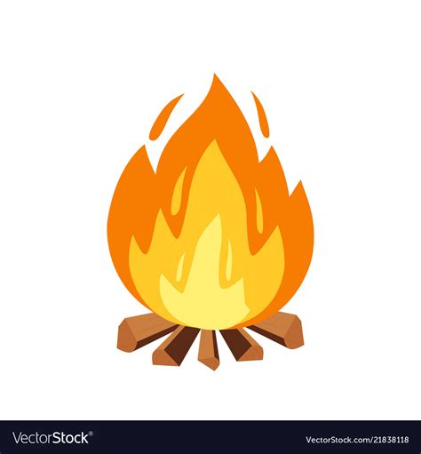 Campfire Cartoon Image