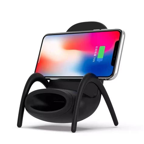 Multi Function Chair Shape Mobile Phone Holder Fast Sound Reinforcement