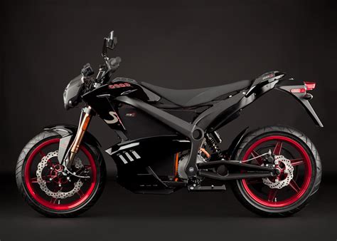 New model, tech and lower prices. 2012 Zero S Electric Motorcycle: Profile Left