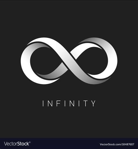 Infinity Symbol Limitless Sign Logo Design Vector Image