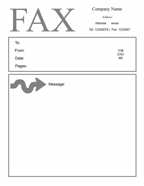 Free Printable Fax Free Printable Templates