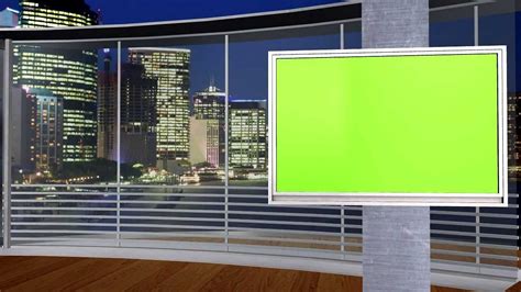 New Free Green Screen Studio Set 3 Different Angles Awesome City