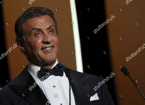 Sylvester Stallone Speaks During Awards Ceremony Editorial Stock Photo