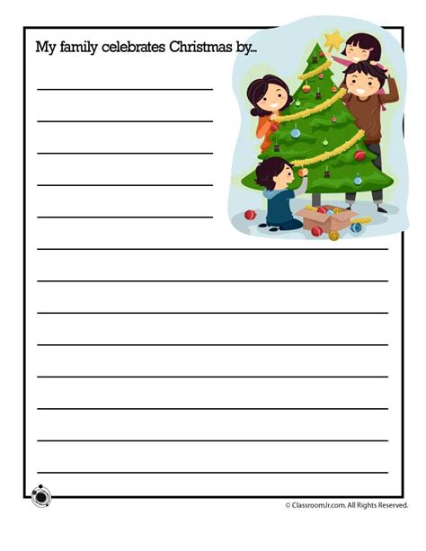 15 Printable Christmas Writing Prompts For Kids Woo Jr Kids