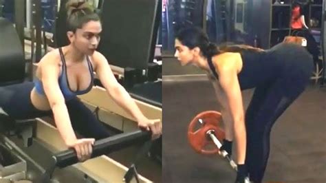 deepika padukone sensational workout video will shock you youtube