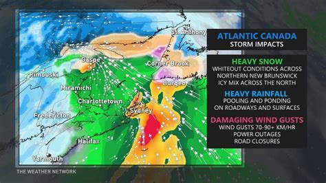 Powerful Winter Storm To Bring Strong Winds Storm Surge To Atlantic Canada