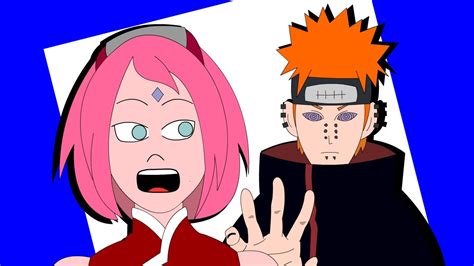 Naruto Vs Pain Naruto Parodia Animação Youtube