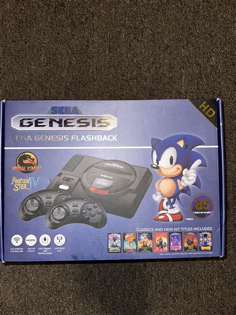 Atgames Sega Genesis Flashback Hd 2017 Console Complete And In Great
