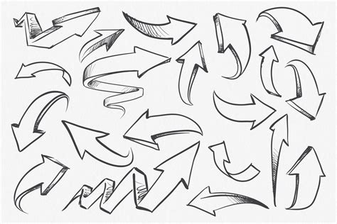 Browse pictures by artist, by city, by crew, by type of art, by support, or even by style. Arrow Sketch Drawing Bundle Set | Graffiti lettering ...