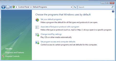 How To Change What Program Opens A Certain File In Windows Vista