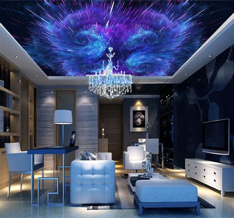 Large Sky Ceiling Modern 3d Murals Wall Night Sky For