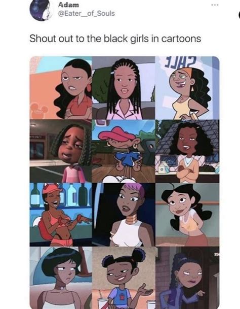 Keeping The Snout Out Chain Going Of Black Girl Cartoons Characters